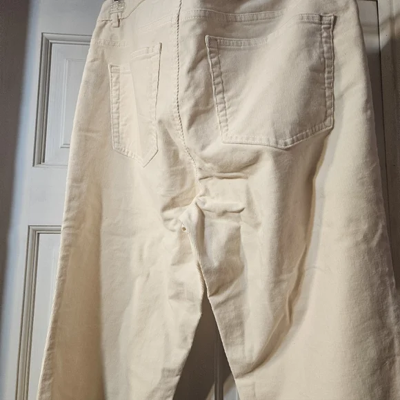 Women's Cream Chaps Corduroy Pants Size 14R - Picture 9 of 13